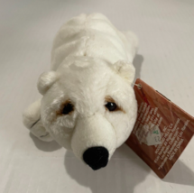 Dankin Lou Rankin Mini Friends Baby Polar Bear Plush Bean Bag Stuffed Animal Toy - £4.54 GBP