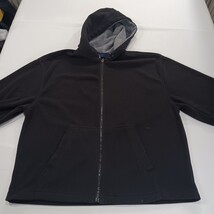 Basic Editions Men's Black Full Zip Fleece Lined Hoodie Jacket Size Large  image 14