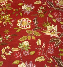 RICHLOOM ALBERTA SALSA ABSTRACT FLORAL OUTDOOR MULTIPURPOSE FABRIC BY YA... - £7.66 GBP