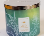 Bath &amp; Body Works Beach Weather Scented Candle Jar 3 Wick 14.5 oz Spring... - $26.68