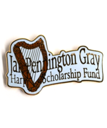 Jan Pennington Gray Harp Scholarship Fund Pin Enamel Music Education Mem... - $20.41 CAD