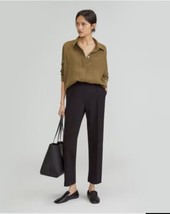 Everlane The Dream Pant Black Knit Pull On Trouser Pants Women’s Size Medium NEW - £43.72 GBP