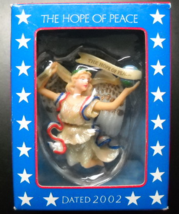 American Greeting Cards Christmas Ornament 2002 The Hope of Peace Angel Boxed - £7.18 GBP