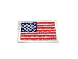 American National Country Flag Patch United States Emblem Logo 1.3"x1.8" Iron... - $15.85