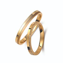 Minimal Wedding Band Set-Wedding Bands Set-Matching Rings - $416.54+