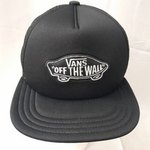 VANS OFF THE WALL Trucker Style Baseball Cap Hat Snapback Flat Bill Mesh... - $13.85