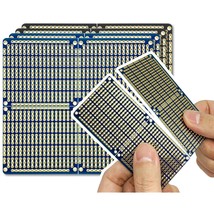Pcb Prototype Board, Snappable Strip Board With Power Rails For Electronics Proj - £22.42 GBP