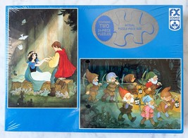 Disney Snow White 24-Piece Puzzle Set - 2 NEW Sealed F.X. Schmid Vintage... - $28.45