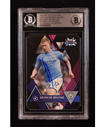 Kevin De Bruyne Signed 2019-20 Topps Crystal UEFA Champions League #42 (... - $120.78