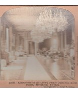 Vtg Griffith &amp; Griffith Stereo Photo Apartment of Prince Gustavius Stock... - $12.82