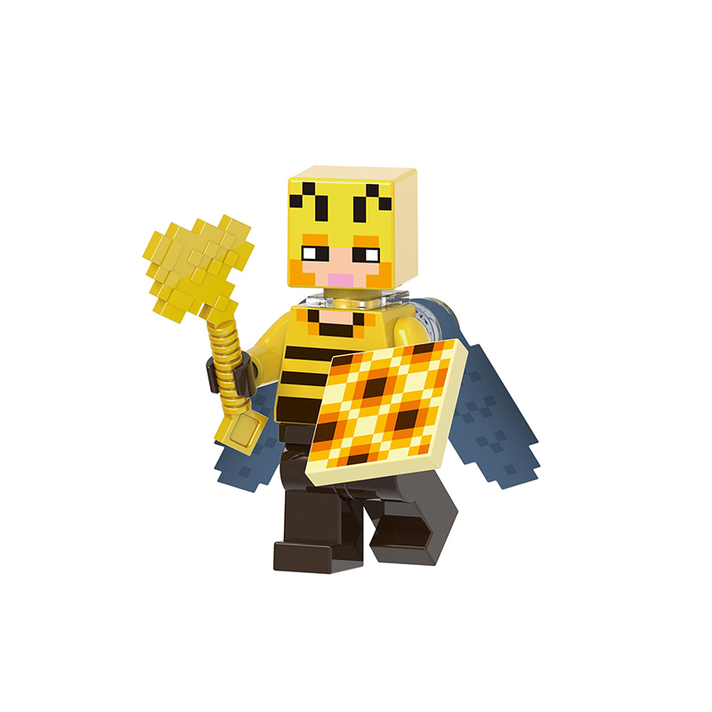 Beekeeper with Honeycomb Minecraft Lego Compatible Minifigure Brick Toys Gift