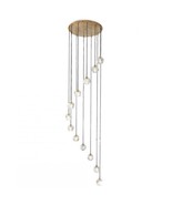 AM8820 CAPRI SUSPENDED SPIRAL CRYSTAL BOULE - $1,132.00+