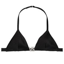 Victoria&#39;s Secret Swim VS Shine Hardware Halter Bikini Top Black Size XS... - £31.38 GBP