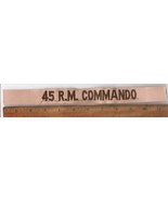 Vintage UK 45 R. M. Royal Marine Commando Large Tropical Designation Patch - $5.00