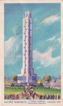 Havoline Thermometer Chicago World&#39;s Fair Postcard C52 - £2.36 GBP