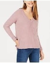 Hippie Rose Juniors Mossy Ribbed-Knit Tunic Top, Size XL - £13.03 GBP