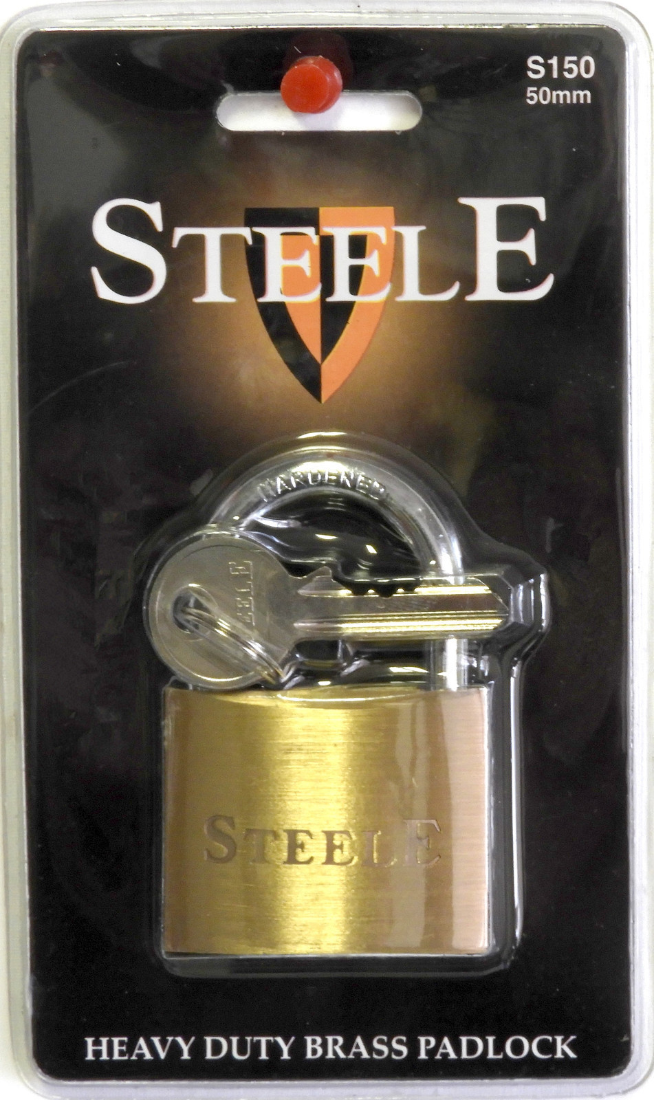 Steele Heavy Duty Pick Resistant Brass Padlock 50mm Gym Locker - $7.91