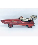 Hubley Cast Iron &quot;Static Boat” Pull Toy - Original Partial Johnson Motor... - $1,837.45