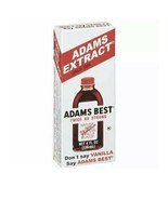 Adams Best Twice as Strong Vanilla 4oz Glass Bottle (Pack of 3) - $60.45 CAD