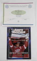 1997-98 Sports Illustrated Magazine Detroit Red Wings Steve Yzerman Signed - £64.40 GBP