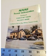 Maine Tourist Information Perry&#39;s Nut House Belfast Map Mileage Home Tre... - £11.35 GBP