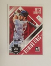 2018 Panini Donruss Bryce Harper Diamond Kings #10 FREE SHIPPING - £1.43 GBP