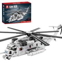 Helicopters DIY Model Building Block CH-53E AIRCRAFT MOC Bricks Toys Set 2192pcs - £100.98 GBP