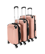 3-Size ABS Luggage Set in Rose Gold Finish - €85,78 EUR
