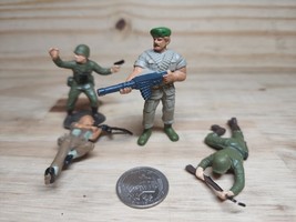 Guts ! Green Berets Slugs Magee Loose 2.5&quot; Action Figure Mattel 1986 &amp; 3... - $10.68