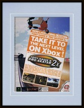Tony Hawk Pro Skater 2002 XBox Framed 11x14 ORIGINAL Vintage Advertisement - £27.39 GBP