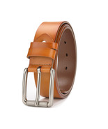 Fashion Brown Men Genuine Leather Belt - $31.42 CAD