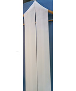 New White Clergy Stole - Minister's Stole - Handmade - 100 Inch - $38.00