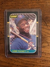 Kirby Puckett 1987 Leaf Baseball Card (1314) - £3.93 GBP