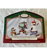 Hallmark 2001 Lettera Globus Mrs. Claus Set of 3 KOC Club Membership Orn... - $15.99