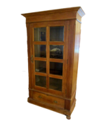 Regency Late 19th Century English Glass Front Four Shelf Bottom Drawer B... - €1.711,61 EUR
