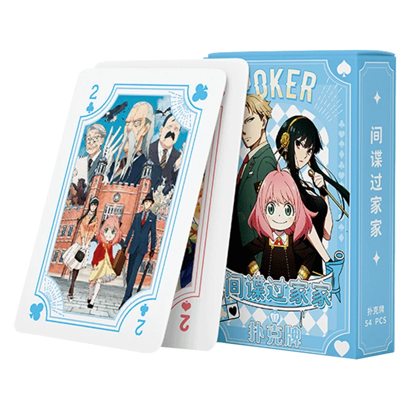 Spy x Family playing cards board games Anime Anya Forger child kids toys - £7.36 GBP+
