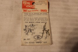 HO Scale Cal-Scale, Whistle Saturated Steam, Brass Details #WH-307 - $12.00