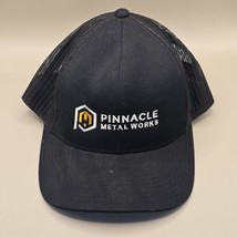 PACIFIC HEADWEAR PRO MODEL #104C-Pinnacle Metal Works Trucker-Mesh-Snapb... - $13.09