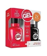 Sally Hansen Miracle Gel 2 Step Top Coat &amp; Gel Nail Polish, 329 | 220 Pi... - $275.19 MXN