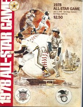 1978 All-Star Baseball Game Program w/Pete Rose, Dave Winfield, Thurman Munson - £18.17 GBP