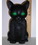 Life Size--Happy Halloween Kitty Statue 7 1/2&quot;--Indoor--Outdoor Decor - $13.70 CAD