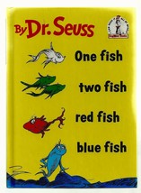  Beginner Books Dr Seuss One Fish Two Fish Red Fish Blue Fish 1960 Ex++ - £38.89 GBP
