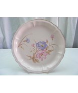 Vintage Decorative Plate Japan Flowers Purple Pink Gold Edge Home Decor - $51.62