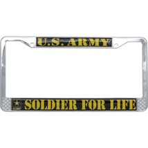 U.S. Army Logo Soldier for Life License Plate Frame - $295.61 MXN