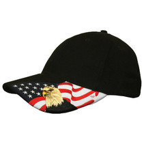 american hat MEMORIAL DAY patriotic flag cap bulk lots available eagle - £9.65 GBP