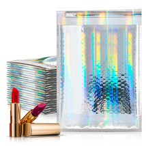 Hologram Metallic Bubble Mailers, 6.5 x 9 Inches. 350 Pack Metallic Padded... - $161.56