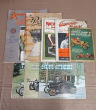 Vintage Mixed Lot Antique Automobile Peerless Motor Vehicle Monthly Magazines L7 - £117.29 GBP