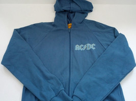 AC/DC high voltage rock n roll graphic blue hoodie rockware size small - £17.75 GBP