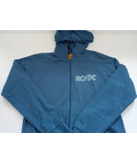 AC/DC high voltage rock n roll graphic blue hoodie rockware size small - $22.07