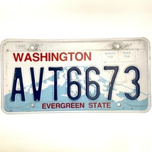  United States Washington Evergreen State Passenger License Plate AVT6673 - $14.85 CAD